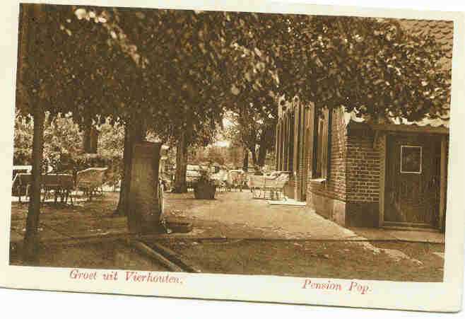 Oude asichten zwart wit Vierhouten 1